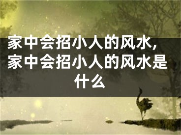 家中会招小人的风水,家中会招小人的风水是什么