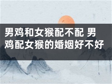 男鸡和女猴配不配 男鸡配女猴的婚姻好不好