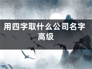 用四字取什么公司名字高级