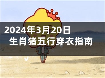 2024年3月20日生肖猪五行穿衣指南