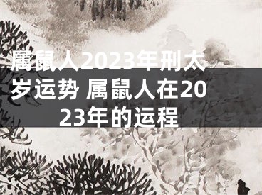 属鼠人2023年刑太岁运势 属鼠人在2023年的运程