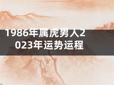 1986年属虎男人2023年运势运程