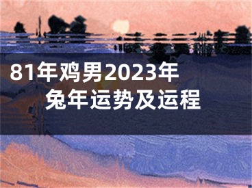 81年鸡男2023年兔年运势及运程