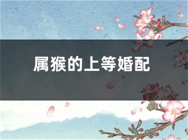 属猴的上等婚配