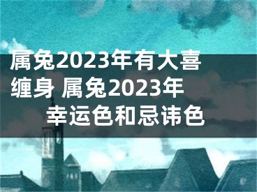 属兔2023年有大喜缠身 属兔2023年幸运色和忌讳色