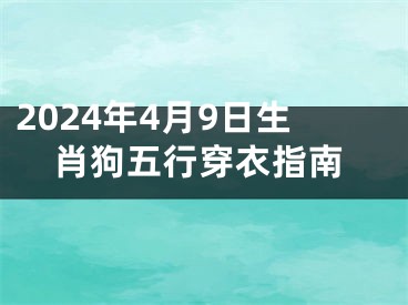 2024年4月9日生肖狗五行穿衣指南