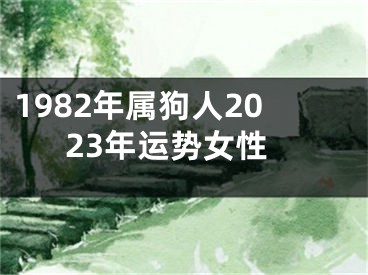1982年属狗人2023年运势女性