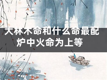 大林木命和什么命最配 炉中火命为上等