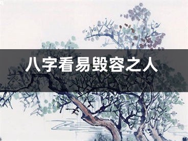 八字看易毁容之人
