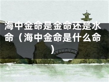 海中金命是金命还是水命（海中金命是什么命）