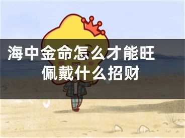 海中金命怎么才能旺 佩戴什么招财