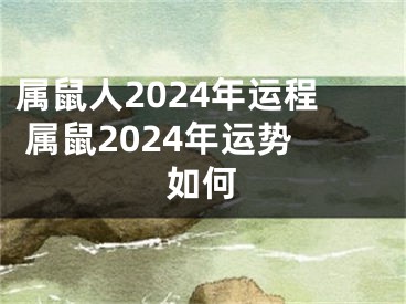 属鼠人2024年运程 属鼠2024年运势如何