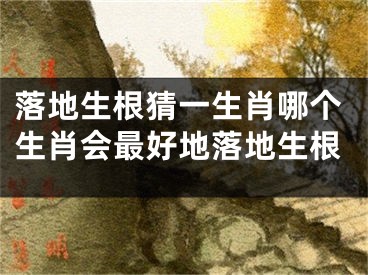 落地生根猜一生肖哪个生肖会最好地落地生根