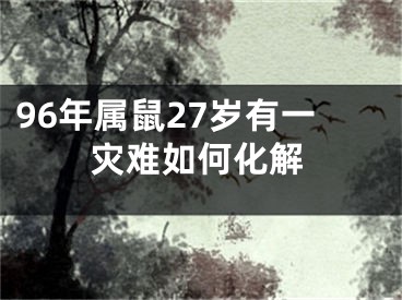 96年属鼠27岁有一灾难如何化解