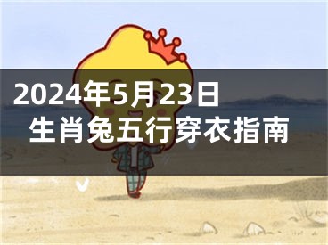 2024年5月23日生肖兔五行穿衣指南