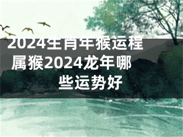 2024生肖年猴运程 属猴2024龙年哪些运势好