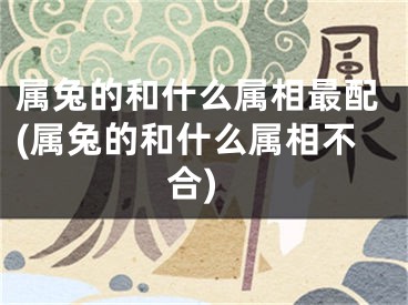 属兔的和什么属相最配(属兔的和什么属相不合)