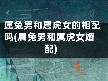 属兔男和属虎女的相配吗(属兔男和属虎女婚配)