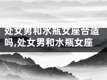 处女男和水瓶女座合适吗,处女男和水瓶女座
