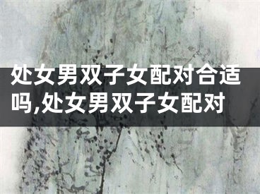处女男双子女配对合适吗,处女男双子女配对