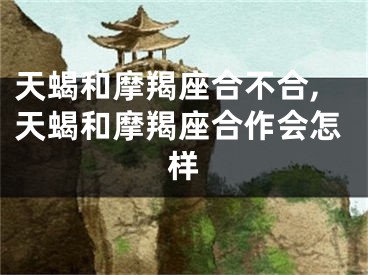 天蝎和摩羯座合不合,天蝎和摩羯座合作会怎样