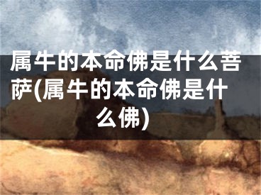 属牛的本命佛是什么菩萨(属牛的本命佛是什么佛)